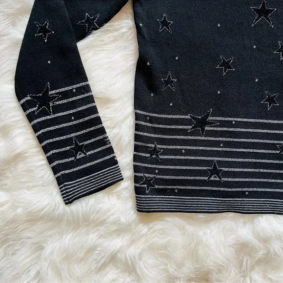 New! NAF NAF Star Cut Out Sweater - Picture 3 of 6